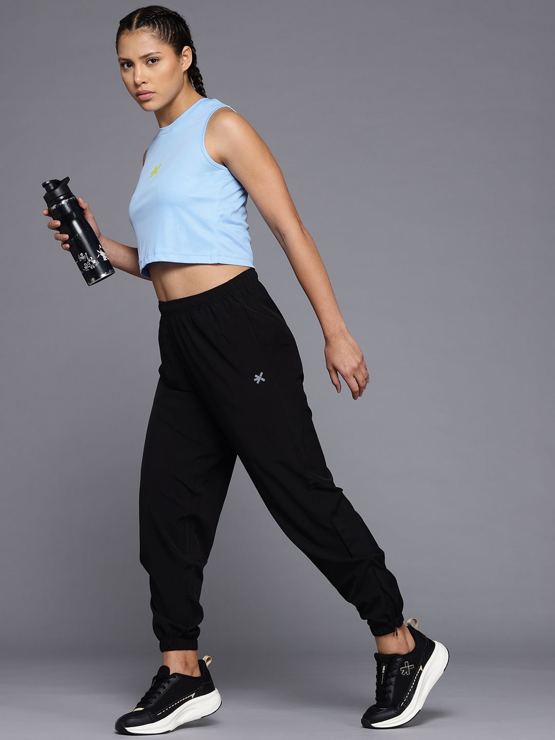 HRX by Hrithik Roshan Rapid-Dry Running Crop T-shirt