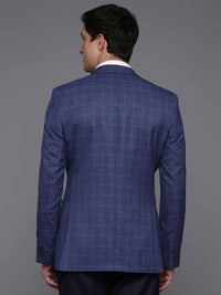 Raymond Checked Single Breasted Formal Blazer
