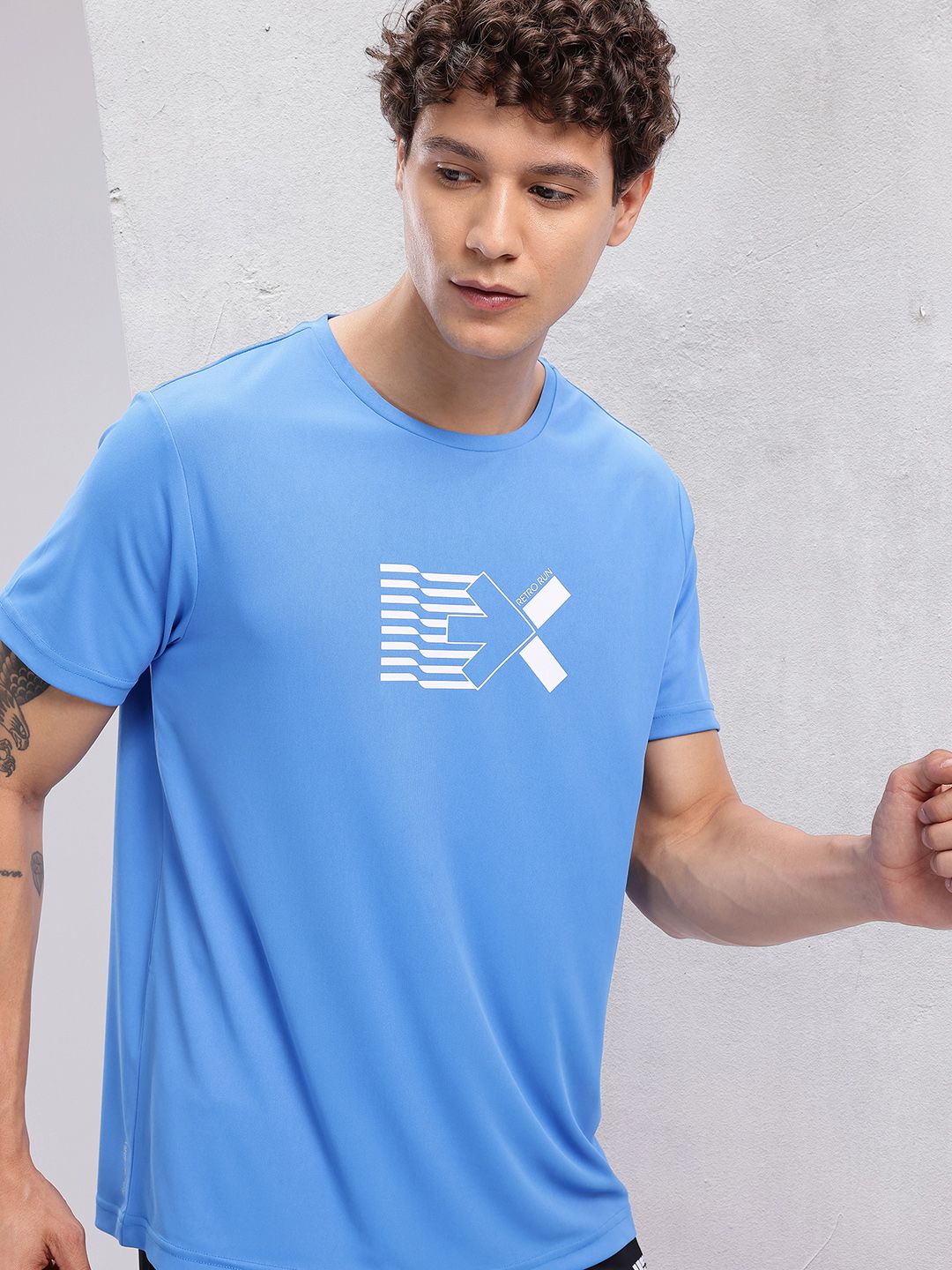HRX by Hrithik Roshan Rapid-Dry Printed Running T-shirt