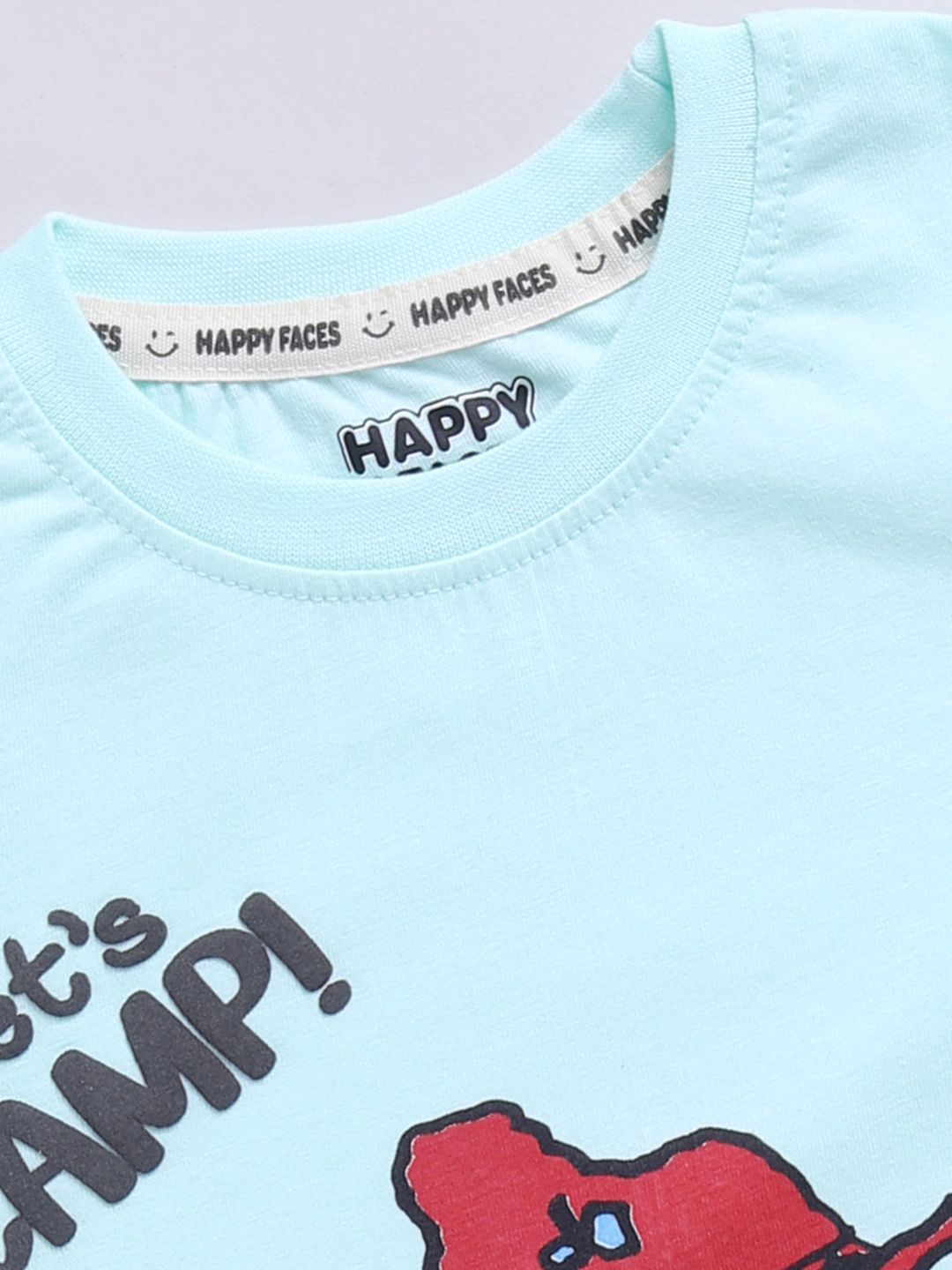 Happy Faces Boys Snoopy Printed Pure Cotton T-shirt
