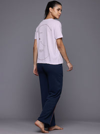 HRX by Hrithik Roshan Women Printed Pure Cotton Yoga T-shirt