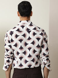 RARE RABBIT Men Febug Slim Fit Printed Shirt