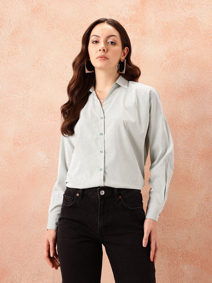 all about you Pinstripes Formal Shirt