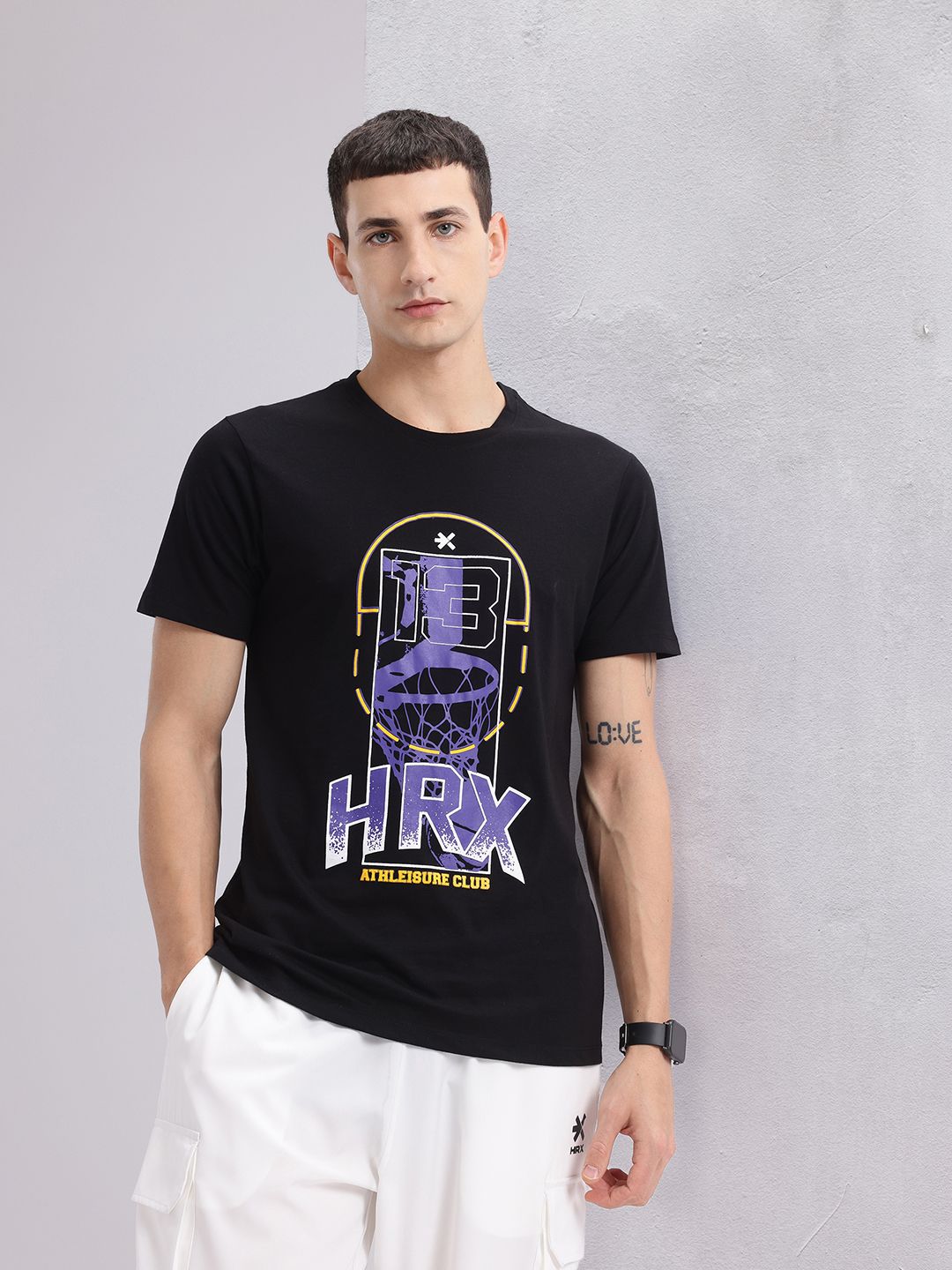 HRX by Hrithik Roshan Printed Lifestyle T-shirt