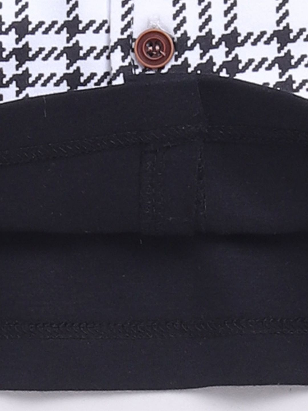 Moms Love Infant Boys Checked Pure Cotton Shirt with Joggers