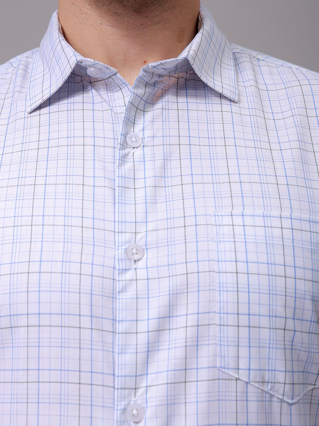The Indian Garage Co. X Luxe Men Slim Fit Opaque Checked Formal Shirt