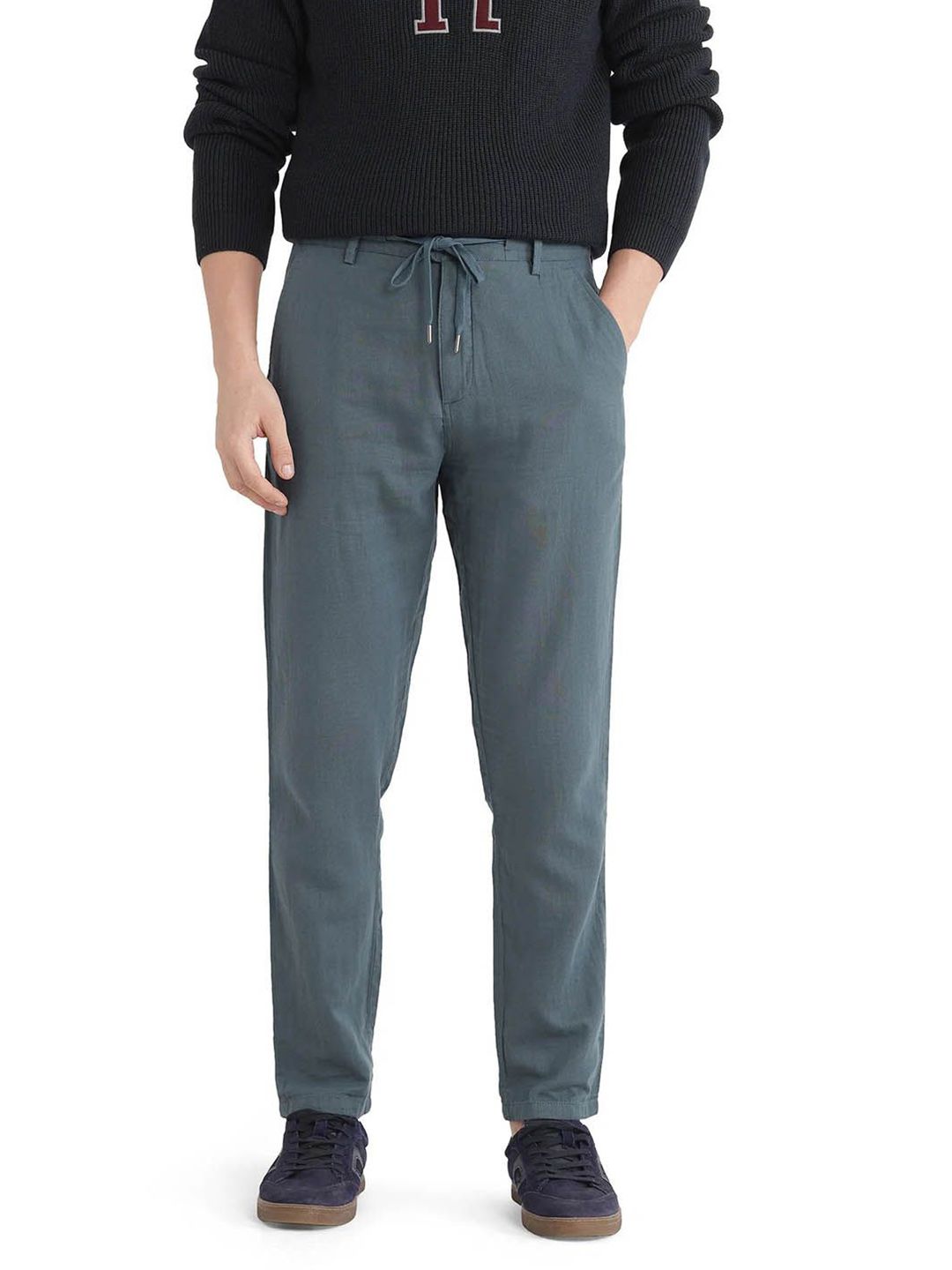 RARE RABBIT Men Tailored Regular Fit Chinos Trousers