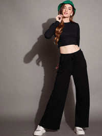 SASSAFRAS BASICS Women Solid Relaxed Fit Track Pants
