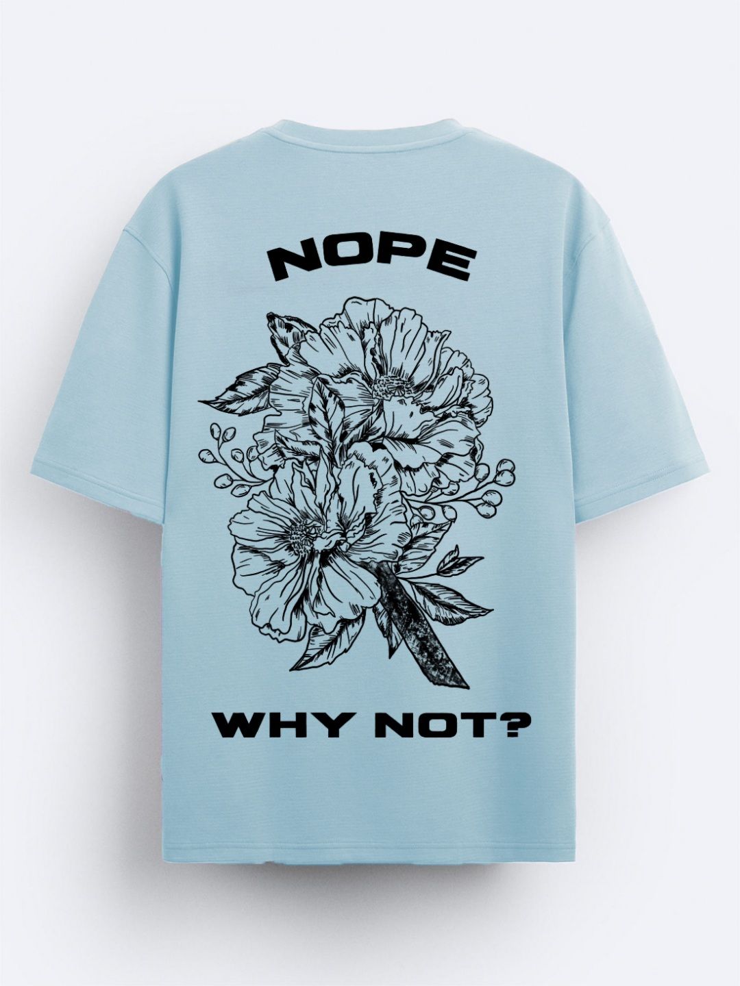 ADRO Men Graphic Printed Drop-Shoulder Sleeves Cotton Oversized T-shirt