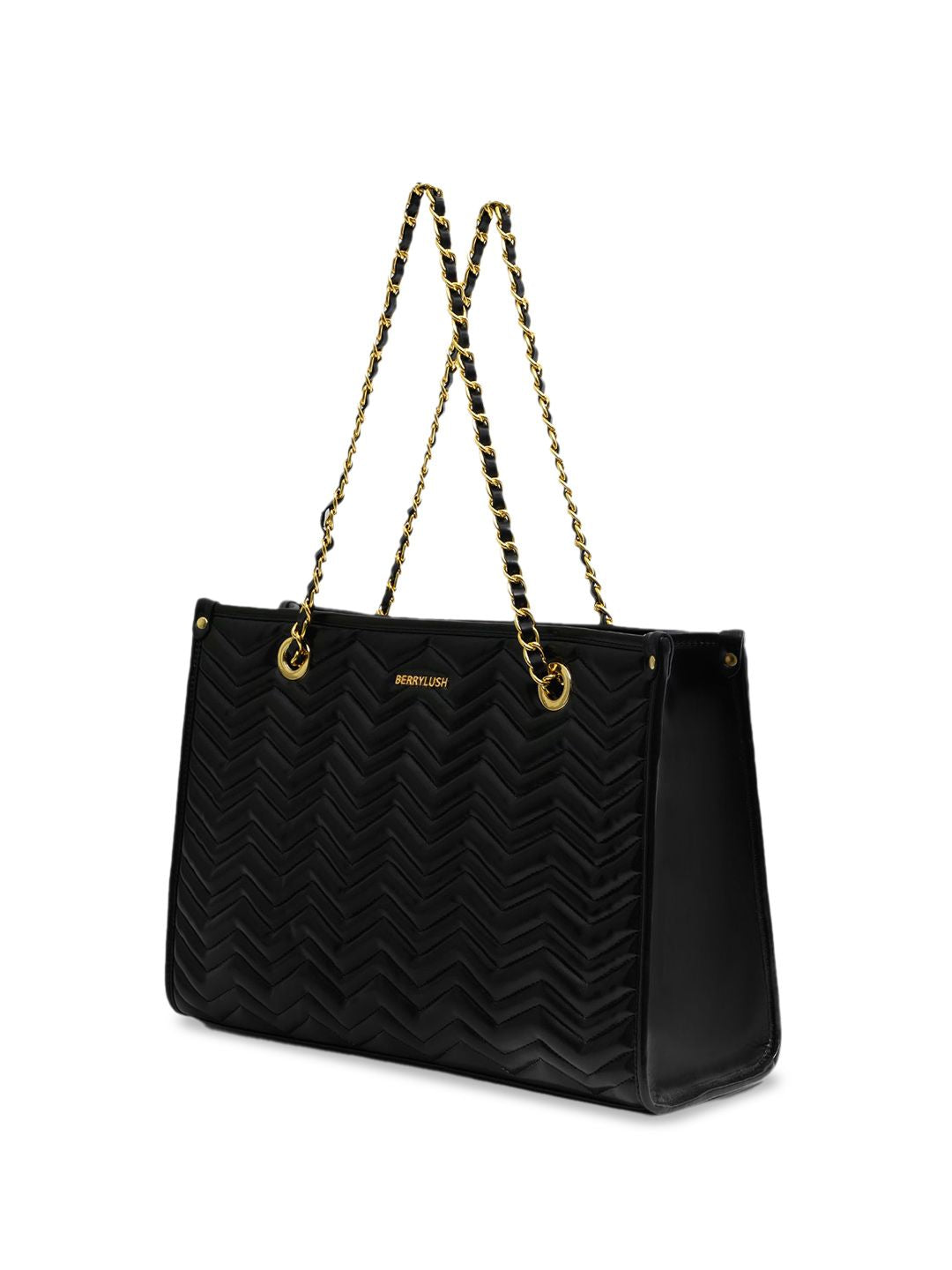 Berrylush Structured Sling Bag with Quilted