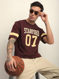DILLINGER Men Short Sleeve Oversized Applique Printed Tshirt