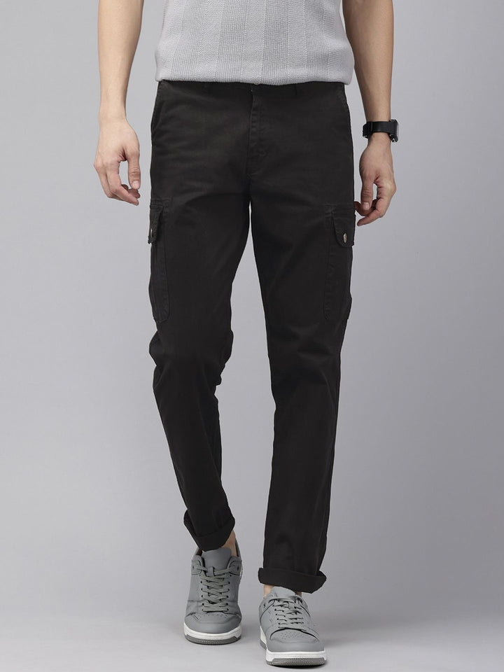 SPYKAR Men Slim Fit Cargos Trousers