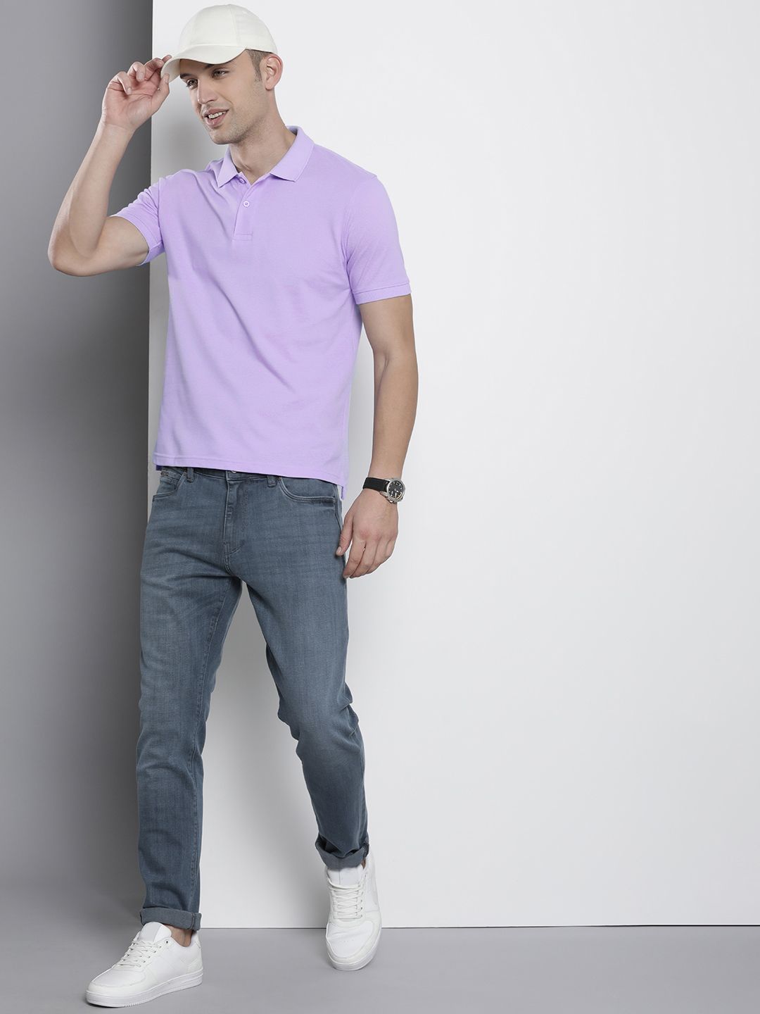 The Indian Garage Co Graphic Printed Polo Collar T-shirt