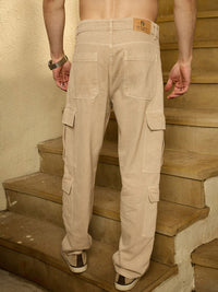 DENNISON Korean Baggy Fit Cargo Jeans