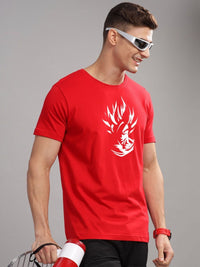 ADRO Men Typography Printed Raw Edge T-shirt