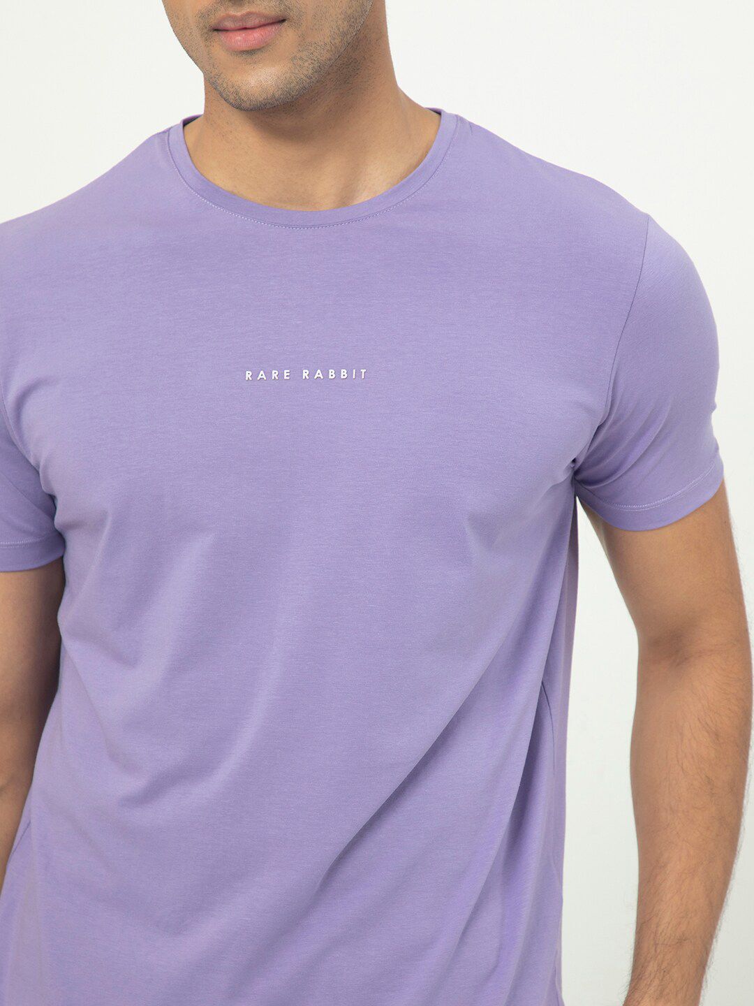 RARE RABBIT Men Rings-4 Slim Fit Solid Polo Collar T-Shirt