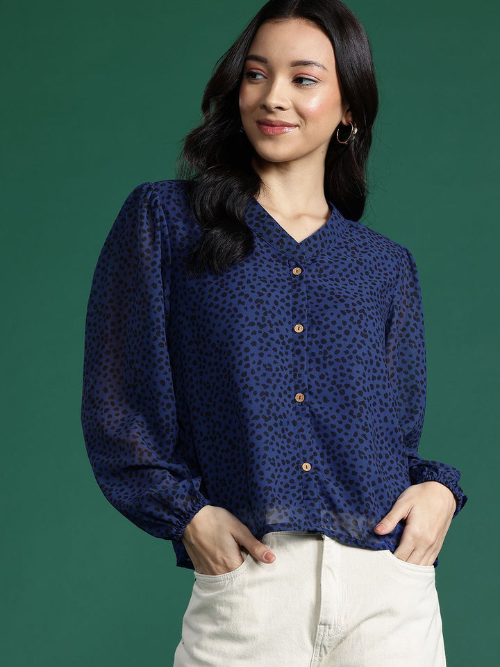 DressBerry Animal Skin Printed Casual Shirt