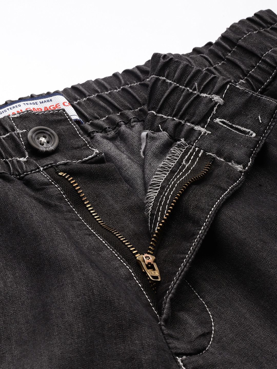 The Indian Garage Co Faded Boxy Fit Denim Utility Casual Co-Ords