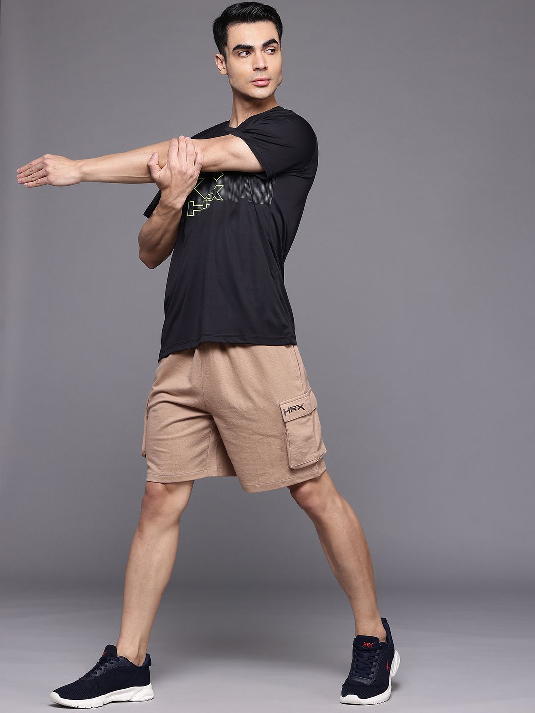 HRX by Hrithik Roshan Men Cargo Style Training Shorts