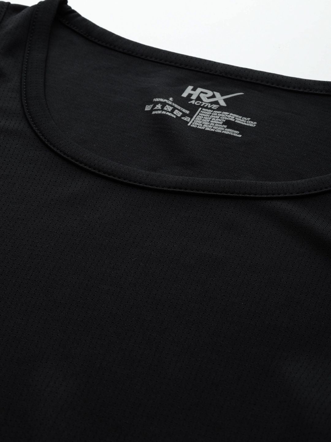 Hrx oleh Hrithik Roshan Brand Logo Print Running Tank T-Shirt