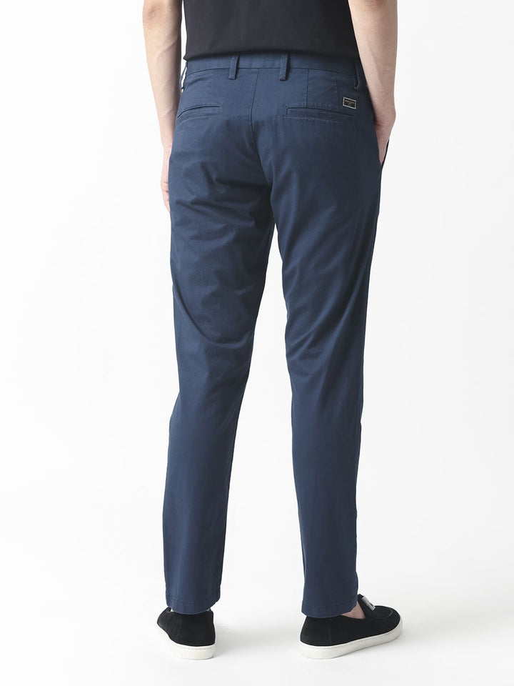 RARE RABBIT Men Trans Mid-Rise Slim Fit Trouser