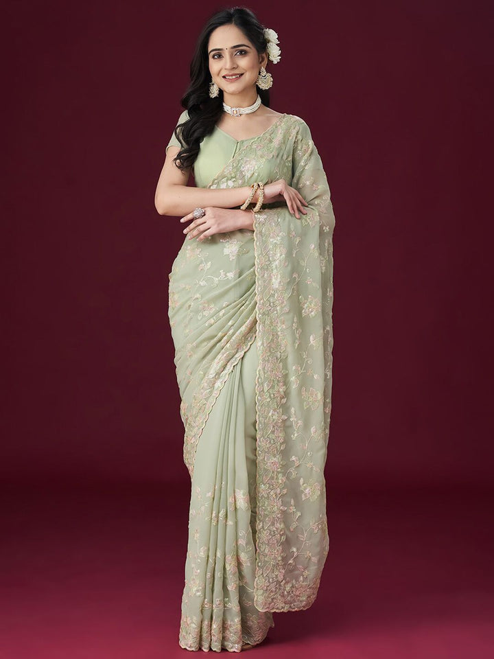 kasee Embellished Sequinned Saree