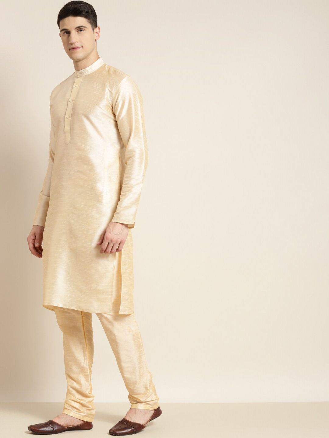 SOJANYA Manadrin Collar Kurta with Pyjamas & Nehru Jacket
