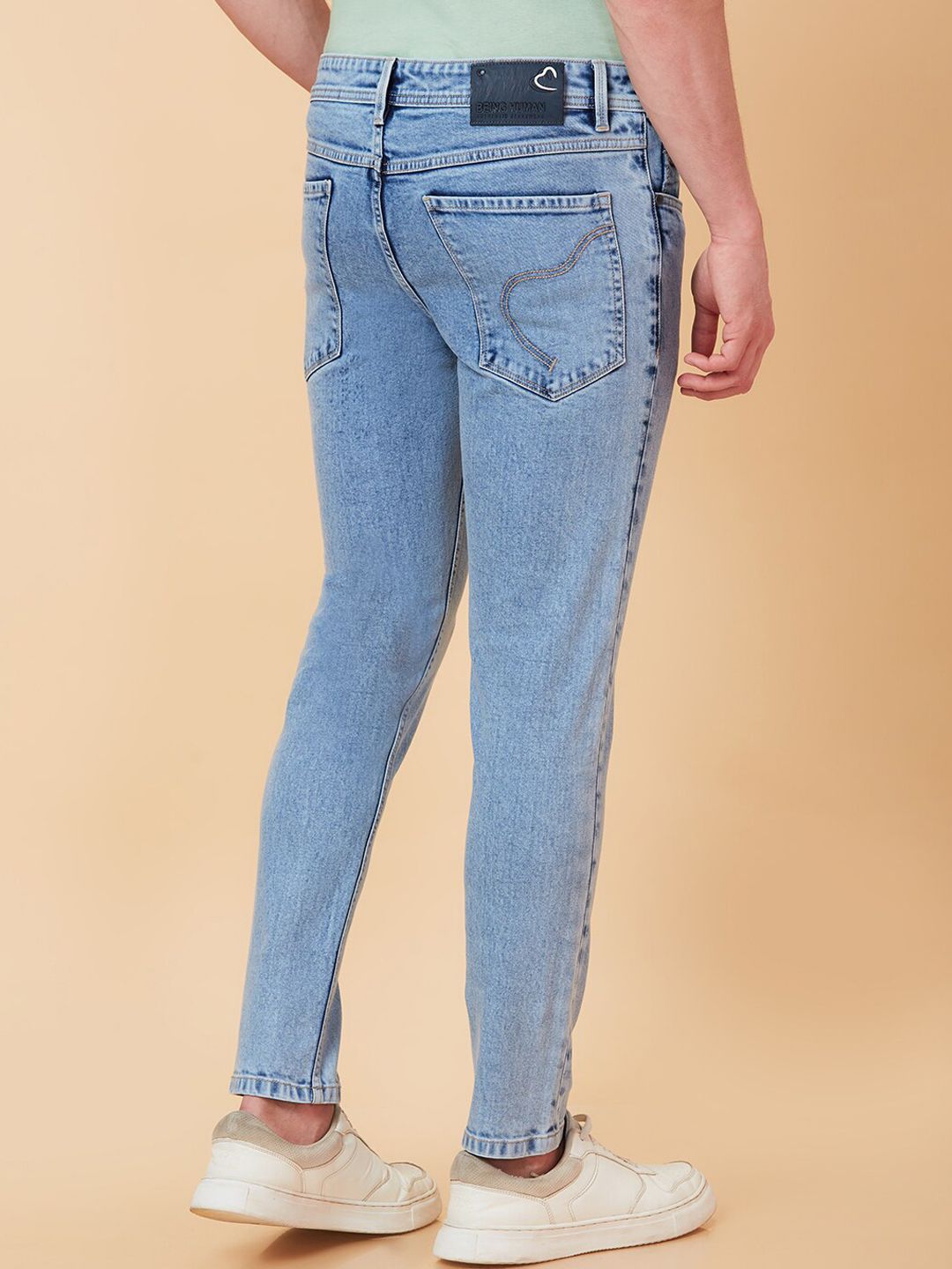 Being Human Men Heavy Fade Clean Look Stretchable Jeans