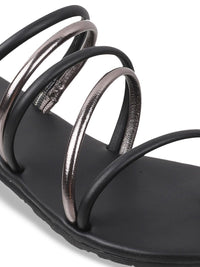 Metro Strappy One Toe Flats