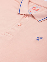 The Indian Garage Co Men Solid Polo Collar T-shirt