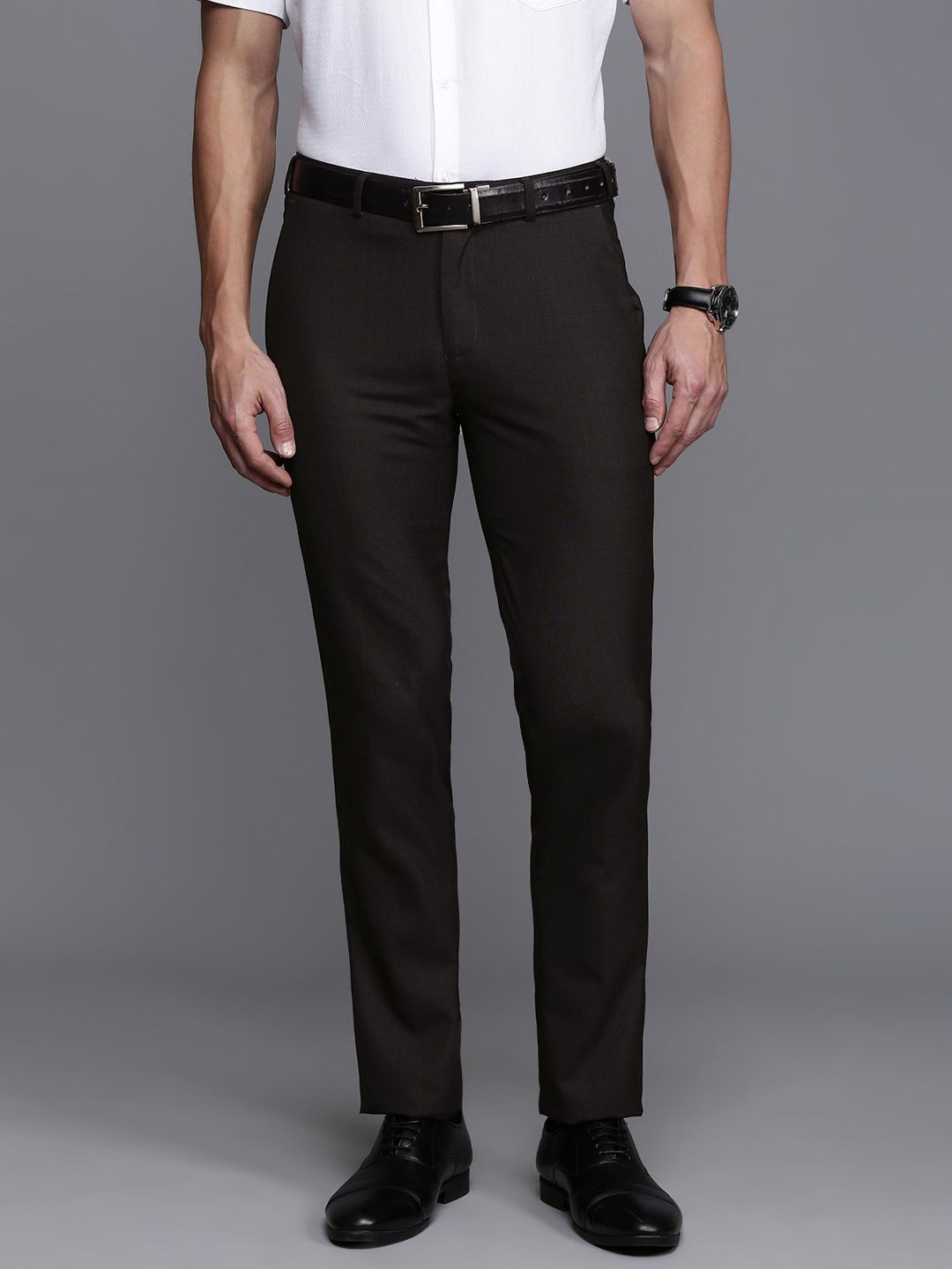 Raymond Men Slim Fit Formal Trousers