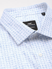 Park Avenue Slim Fit Opaque Geometric Printed Formal Shirt