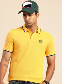 Being Human Polo Collar Pure Cotton T-shirt