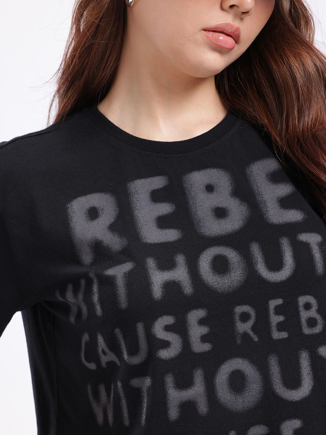 DressBerry Pure Cotton Typography Printed T-shirt And Shorts