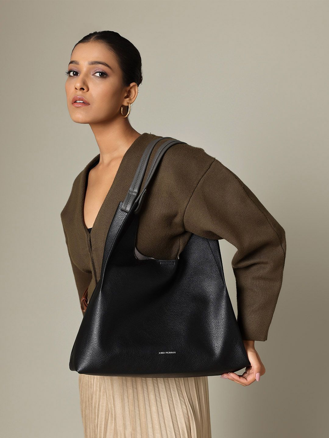 Lino Perros Shopper Tote Bag with Pouch