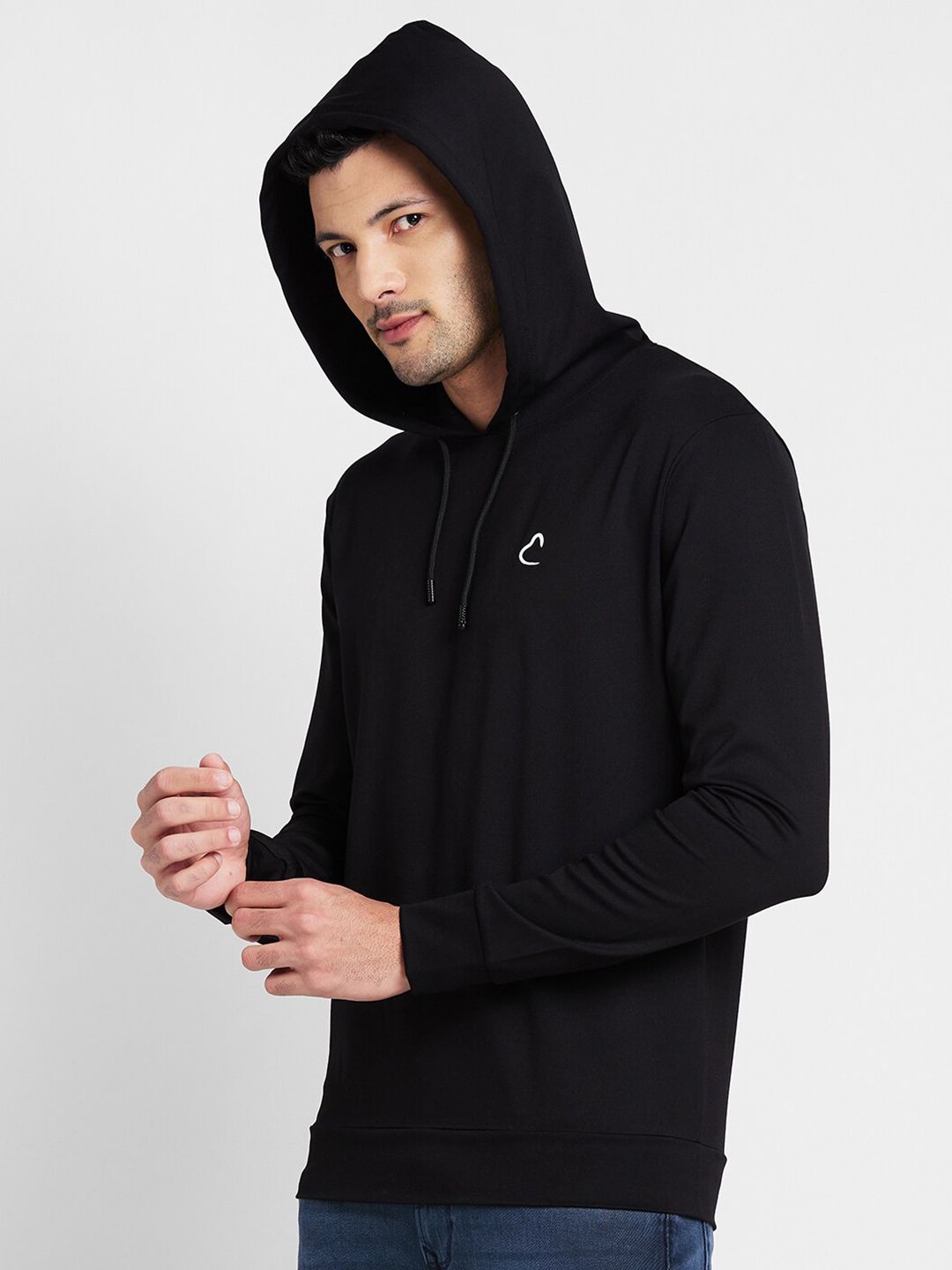Being Human Hooded Cotton Pullover