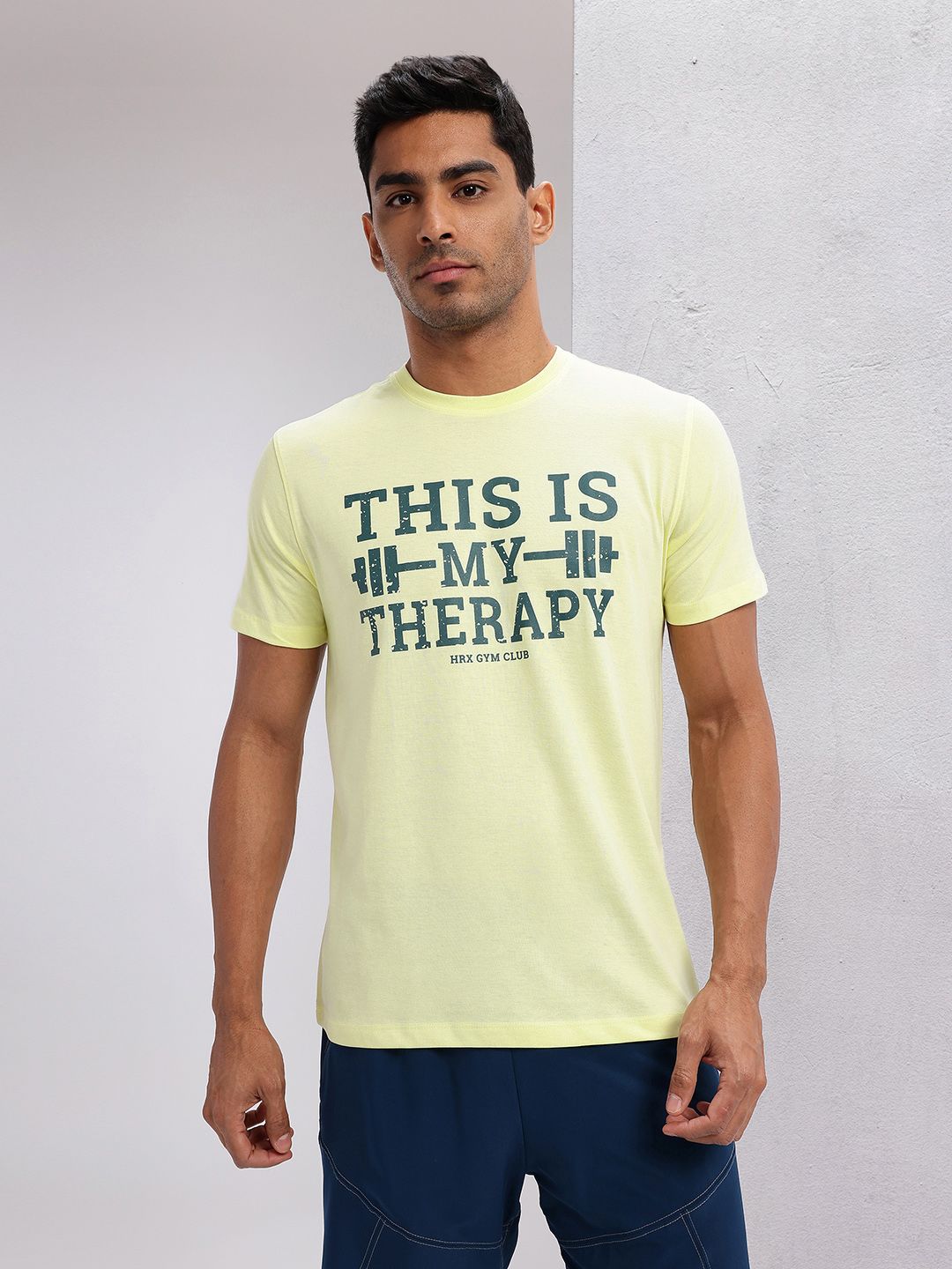 HRX by Hrithik Roshan Typography Printed Training T-shirt