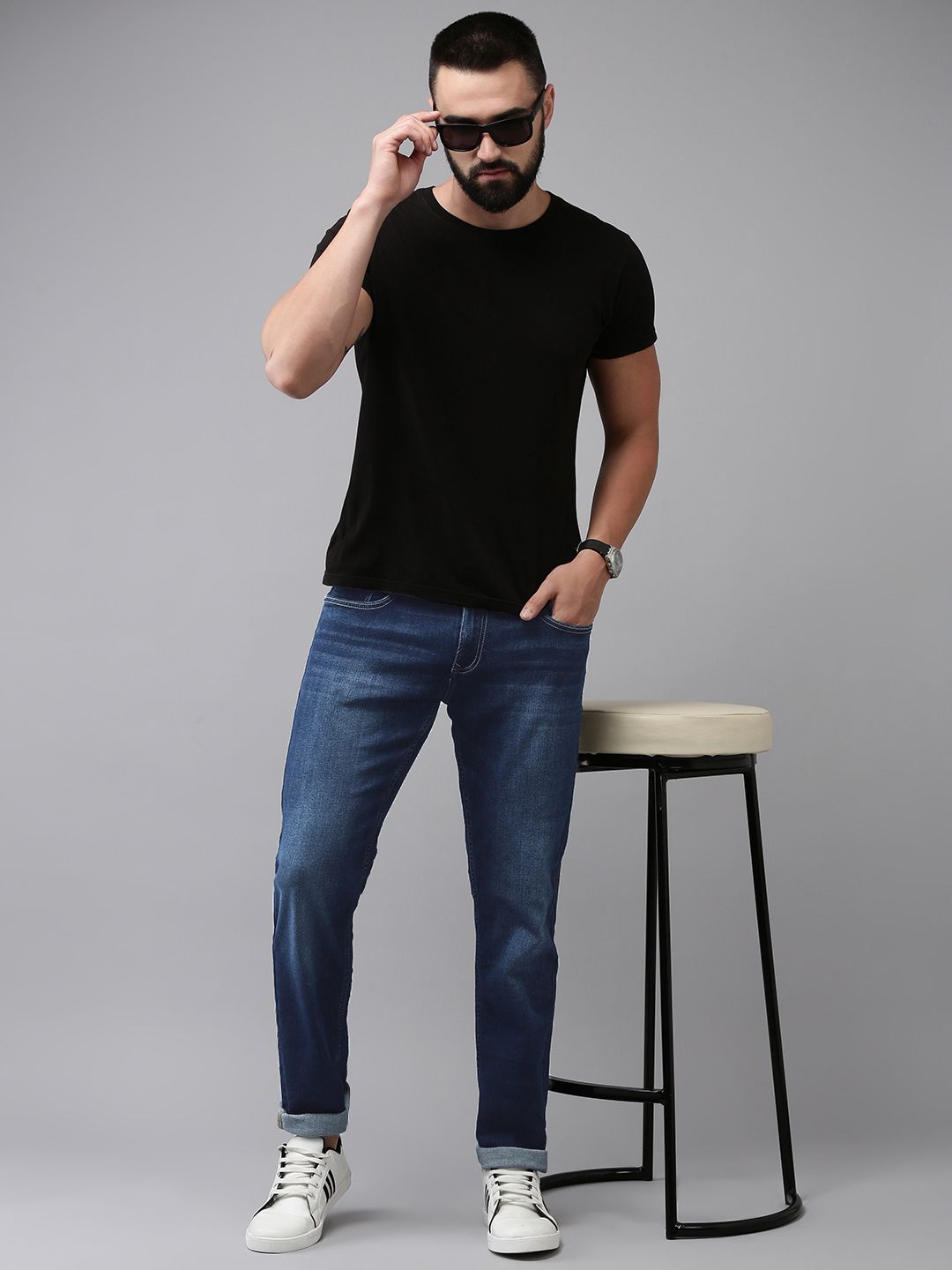 SPYKAR Men Ricardo Relaxed Fit Light Fade Stretchable Jeans