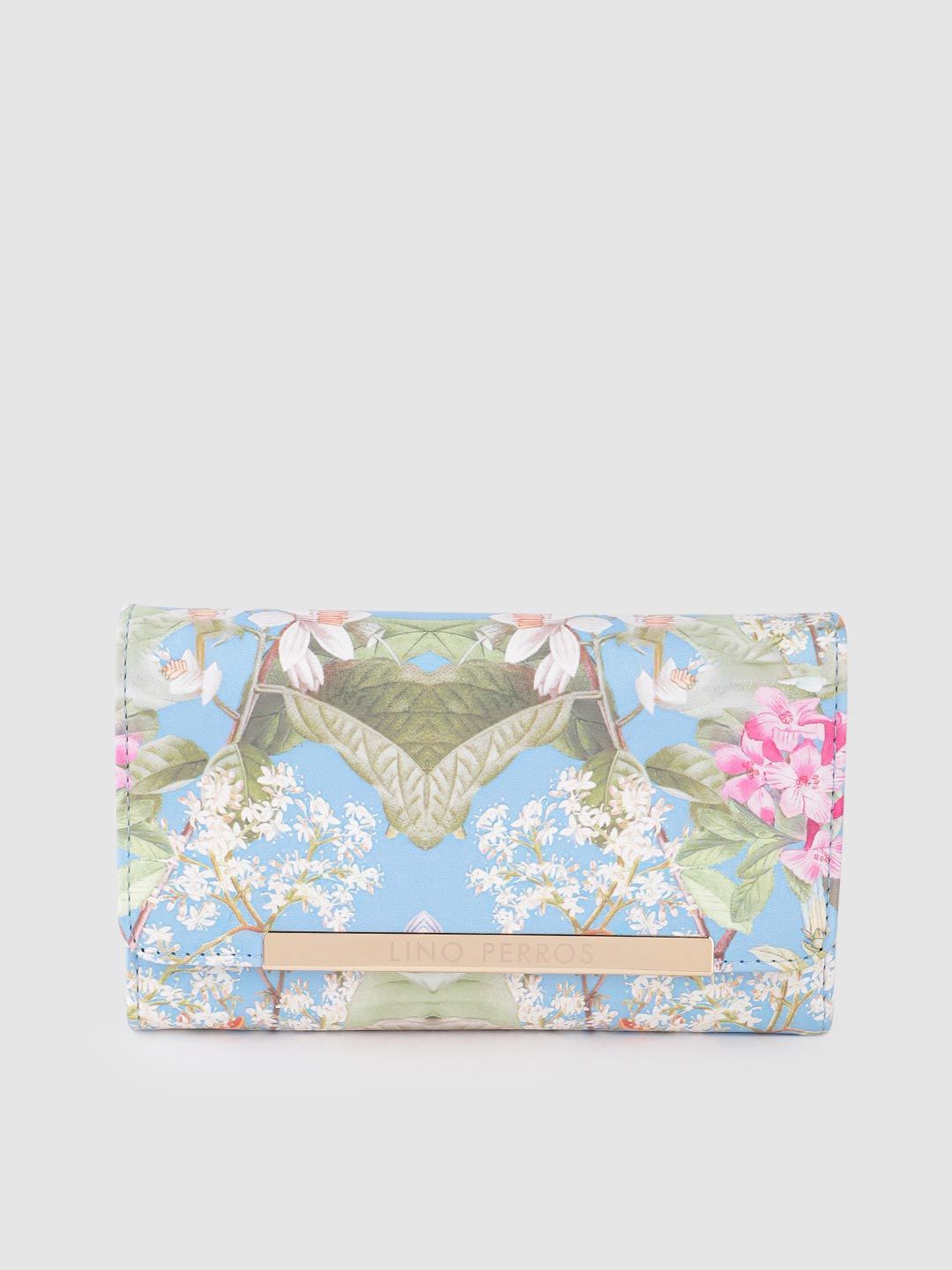 Lino Perros Women Floral Printed Three Fold Wallet