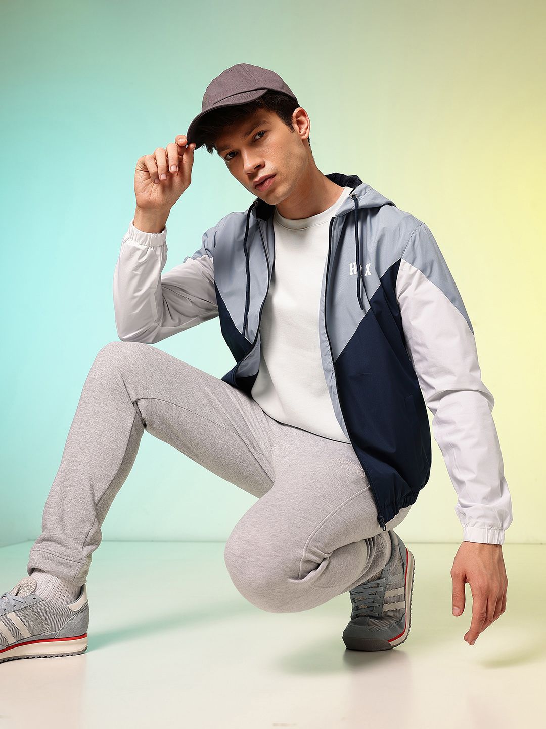 HRX by Hrithik Roshan Colourblocked Lifestyle Tailored Jacket