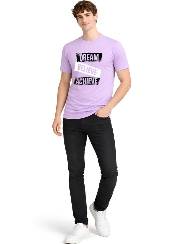 ADRO Men Typography Printed T-shirt