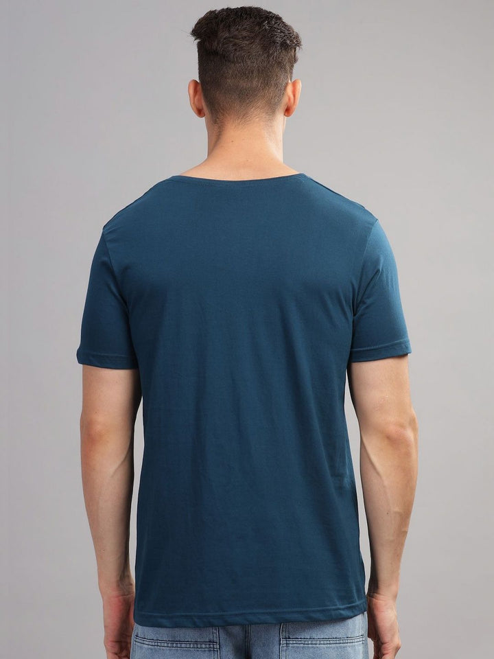 ADRO Men Typography Printed T-shirt
