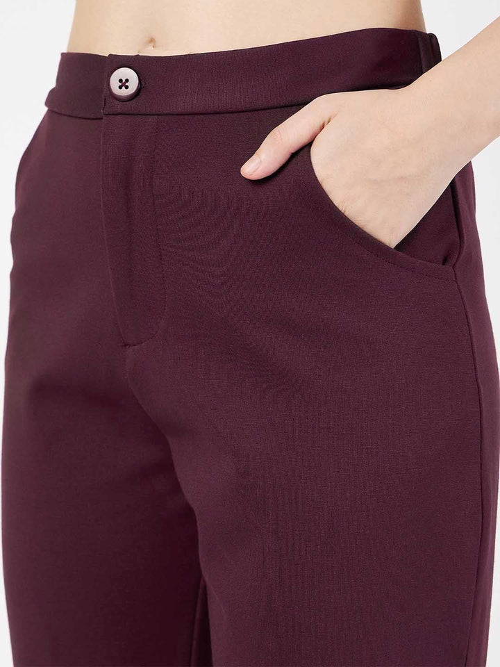 SASSAFRAS Women Slim Fit Trousers