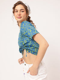 DressBerry Ruched Crop Top
