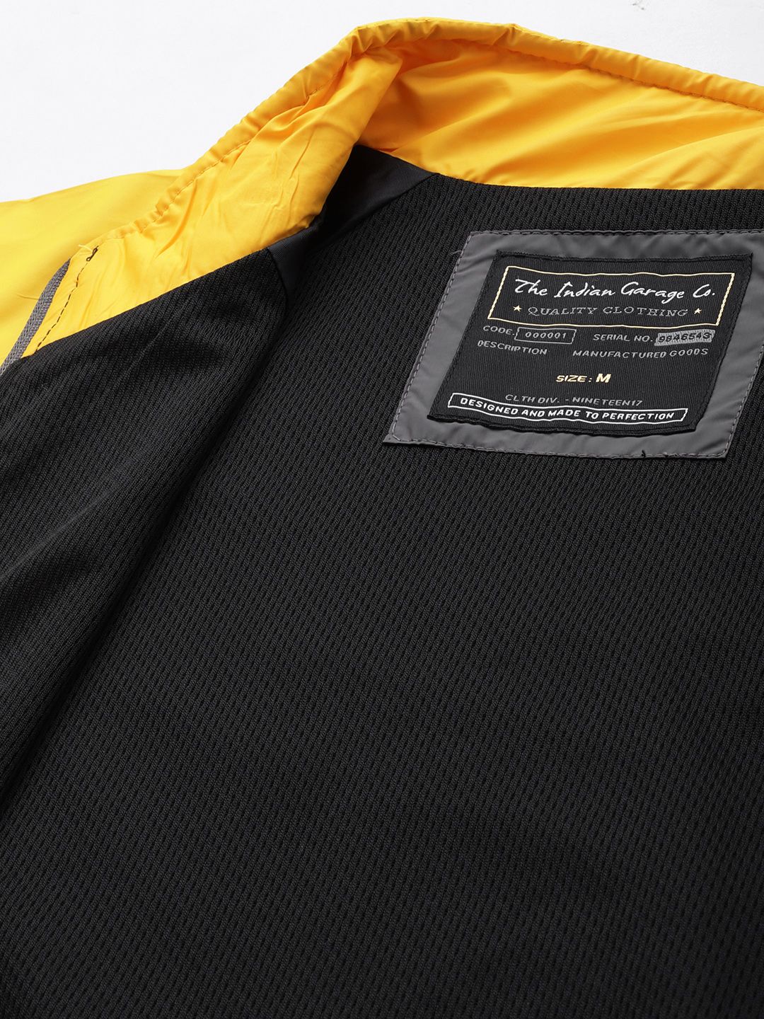The Indian Garage Co Men Colourblocked Bomber Jacket