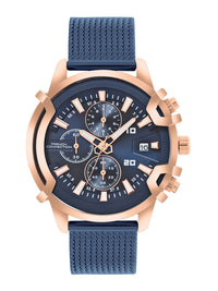 French Connection Men Stainless Steel Bracelet Straps Chronograph Watch FCH003UM