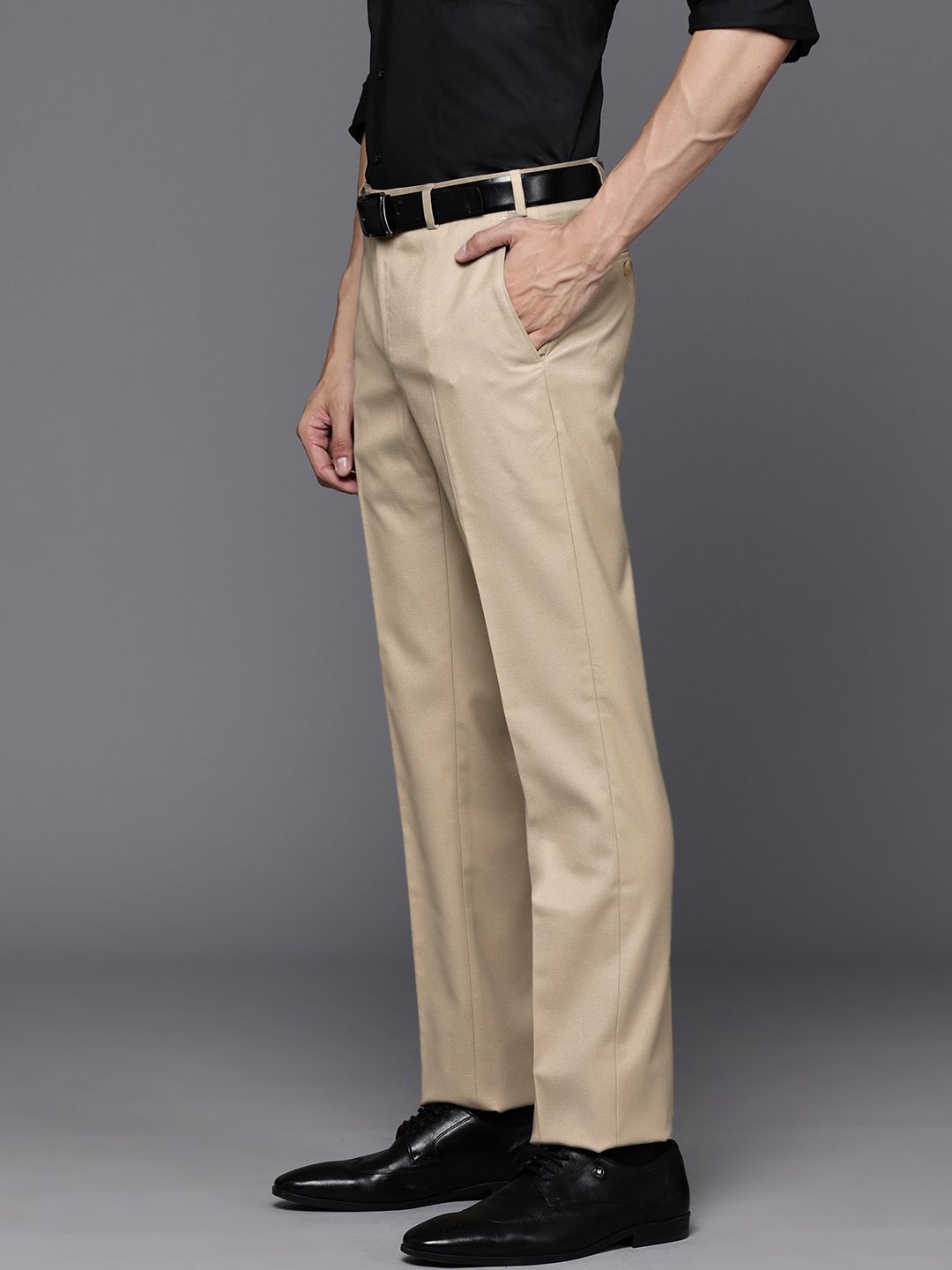Raymond Men Slim Fit Formal Trousers