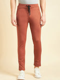 Sweet Dreams Men Orange Dry Fit Mid Rise Track Pants