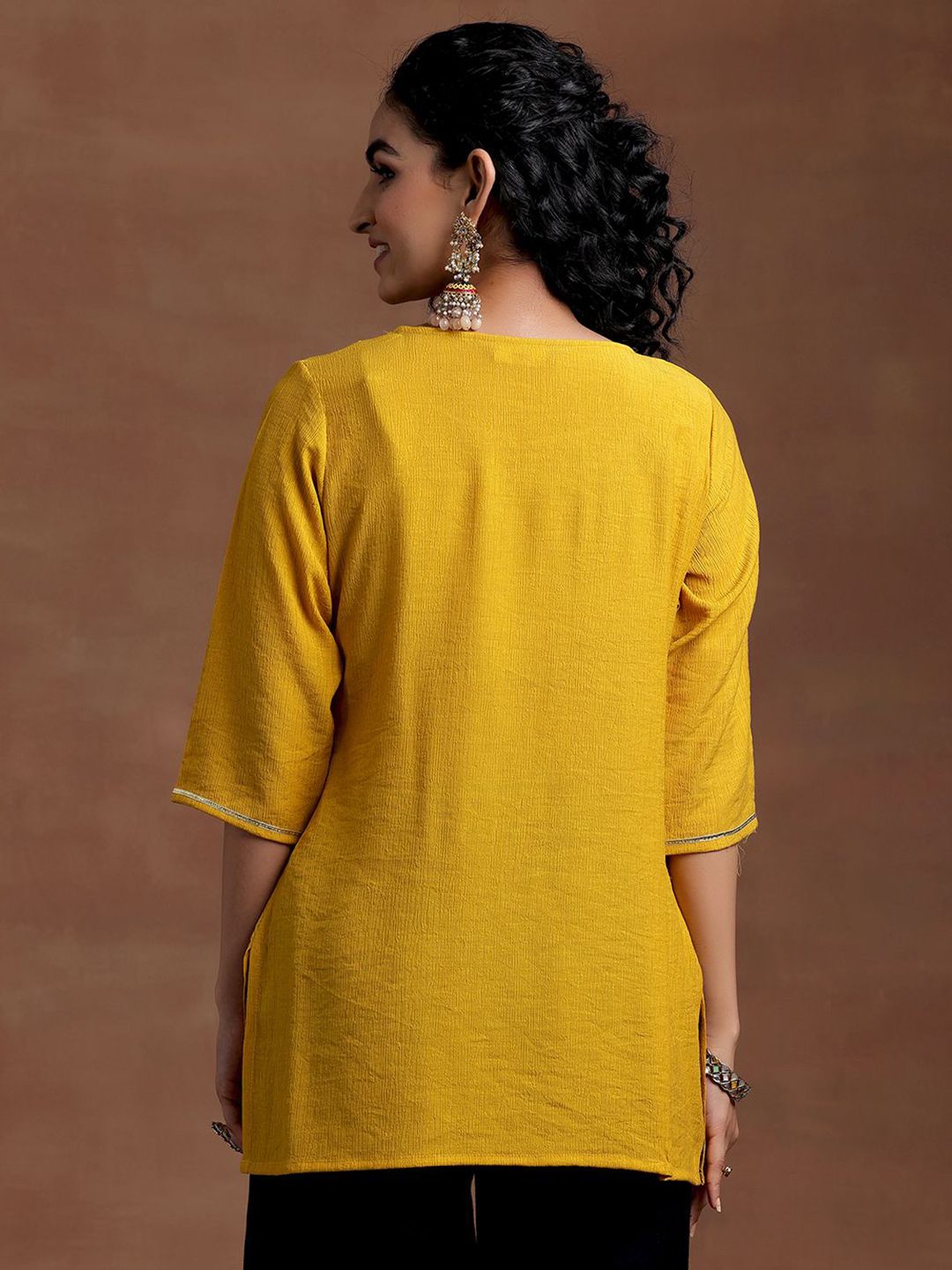 Libas Woven Design Kurti