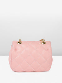 DressBerry Textured Miniature Sling Bag with Quilted